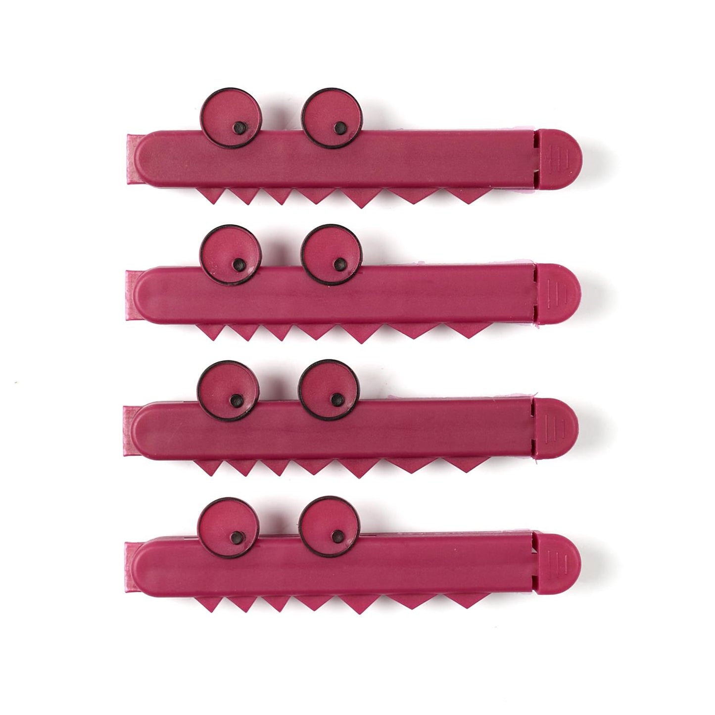 CROCODILE BAG CLIPS X4