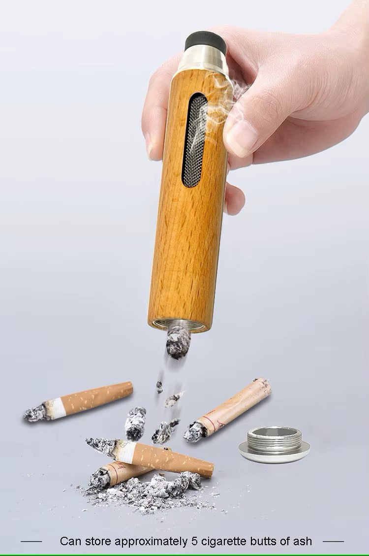 Wooden Portable Ashtray