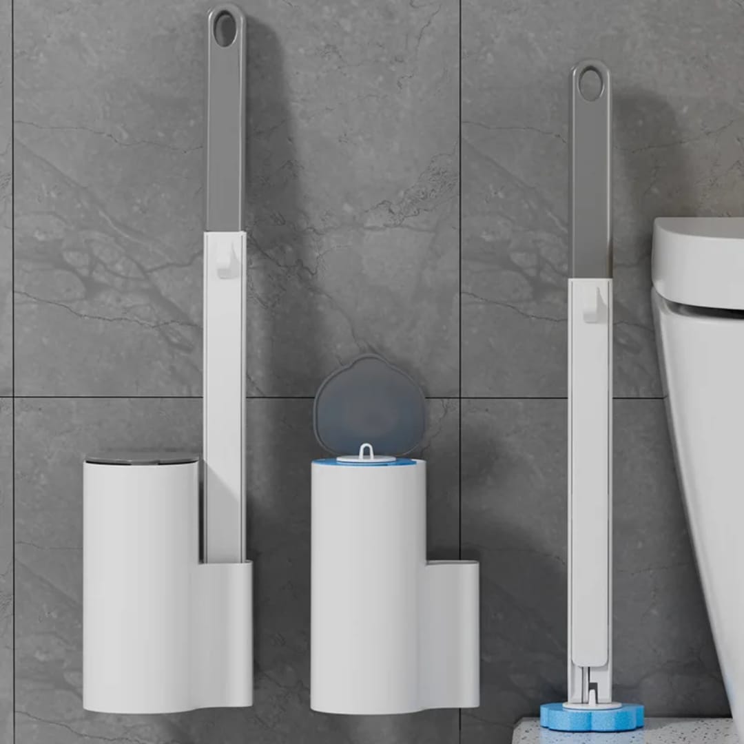 Disposable Toilet Brush ( Including 1 Sponge Heads Pack)