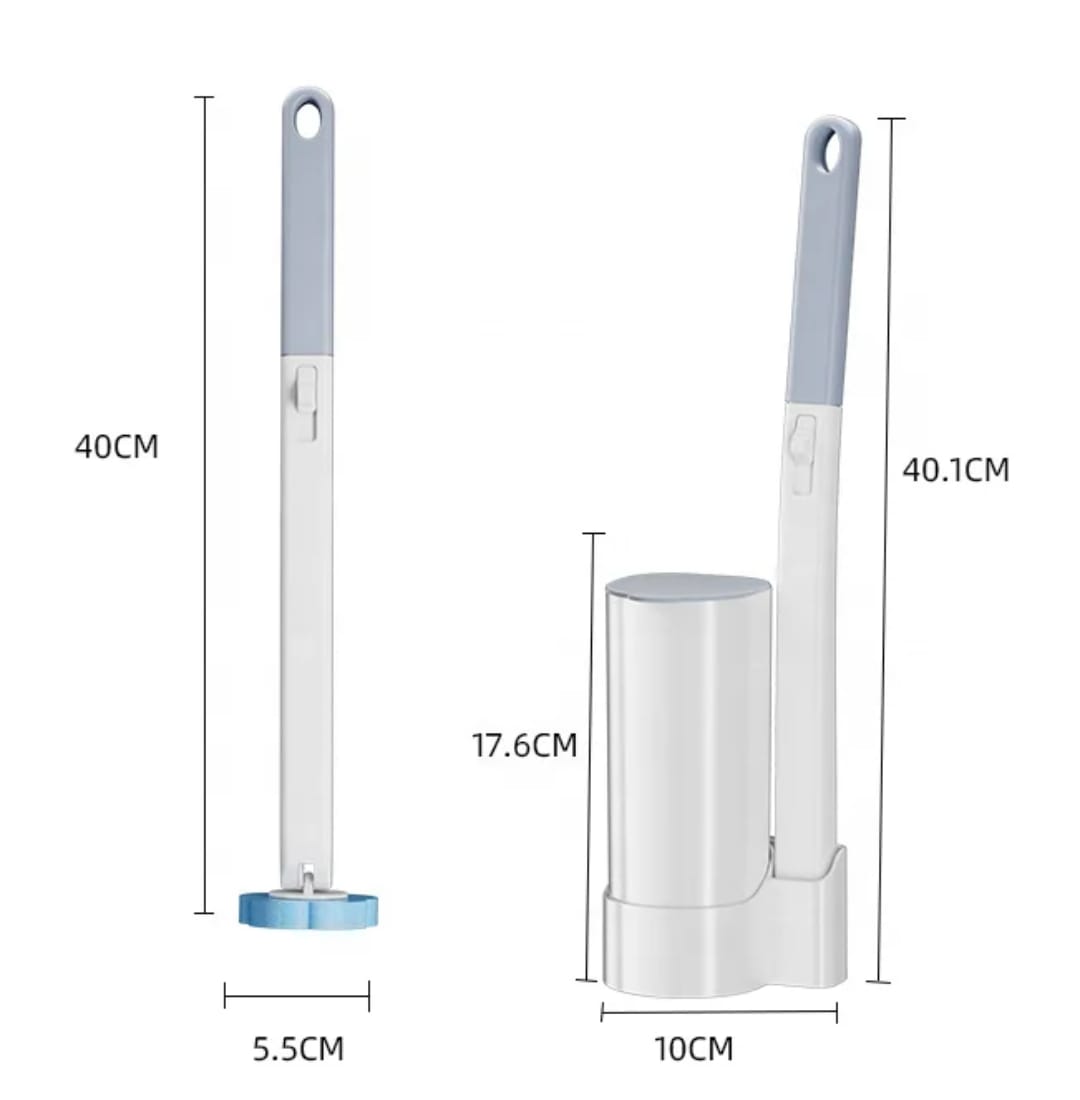 Disposable Toilet Brush ( Including 1 Sponge Heads Pack)