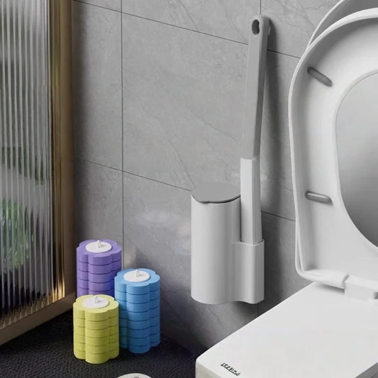 Disposable Toilet Brush ( Including 1 Sponge Heads Pack)