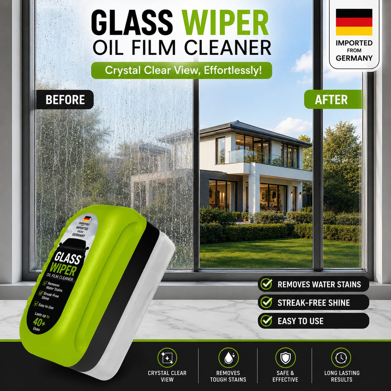 Glass Wiper - Oil Film Cleaner