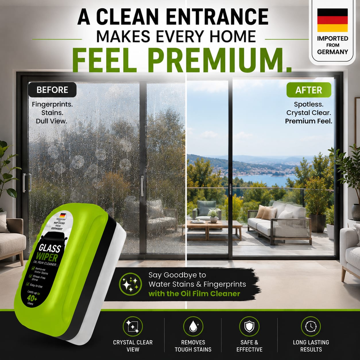 Glass Wiper - Oil Film Cleaner