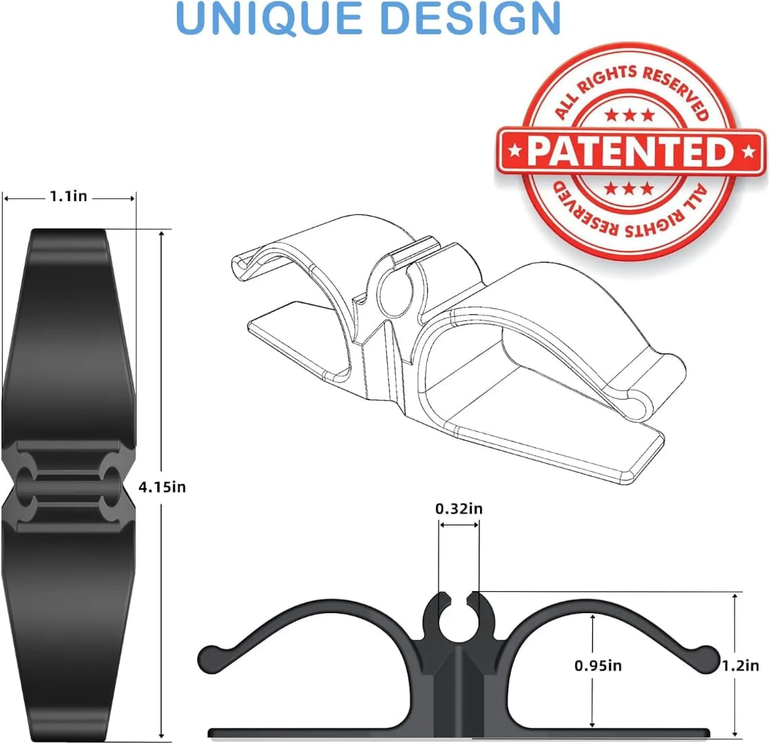 Silicone Cable Organizer (3 per pack)